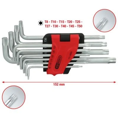 Imagen de KS TOOLS 151.4880 Juego de atornilladores acodados Acero para herramientas