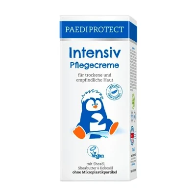 Imagen de PAEDIPROTECT crema de Cuidado Intensivo 75ml, hidrata la piel seca e irritada, bebé sin perfume para cara, el cuerpo y las manos, alivia picor previene inflamación, vegana