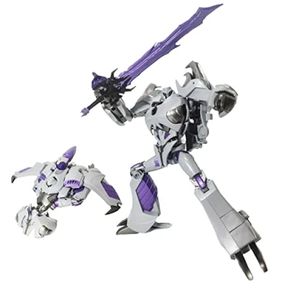 Imagen de JIGFLY 7.9in Transformer Prime Megatron Figura de acción Modelo Robot Juguete for Regalo El líder los Decepticons Deformación Cybertron Fighter KO Versión