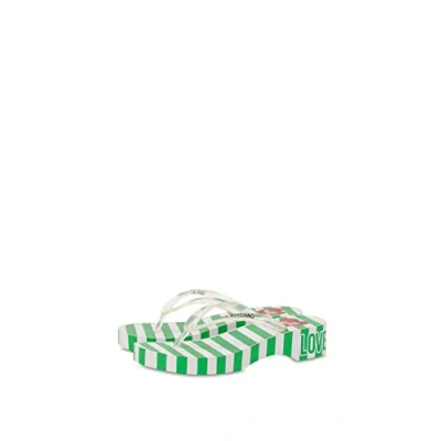 Imagen de Love Moschino JA28244G0GI34, Chanclas Mujer, Verde, 37 EU