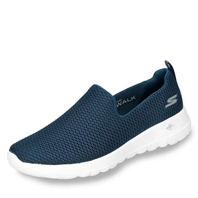 Imagen de Skechers Go Walk Joy, Zapatillas Mujer, Navy Textile White Trim, 42 EU