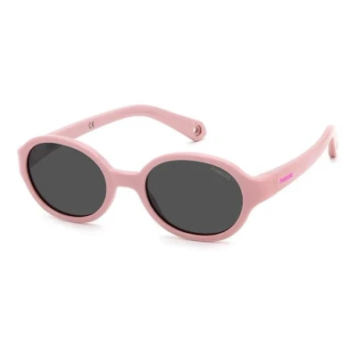 Imagen de Polaroid Niños   PLD K004/S 35J/M9 Gafas de sol Policarbonato Rosa Gris Redonda Polarizado