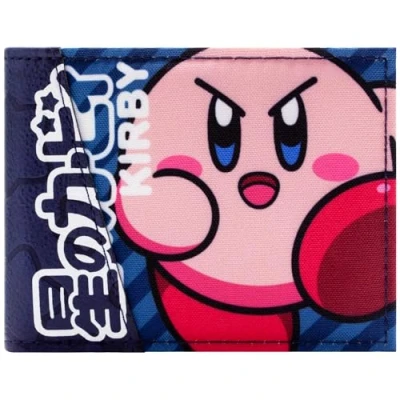 Imagen de Kirby Return To Dream Land Star Allies Mirada Feroz Billetera/Cartera Bi Fold ID &amp; Porta Tarjetas, Azul