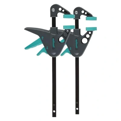 Imagen de wolfcraft 2 sargentos monomanuales MINI I 3455100 Práctica herramienta, ideal para bricolaje y manualidades