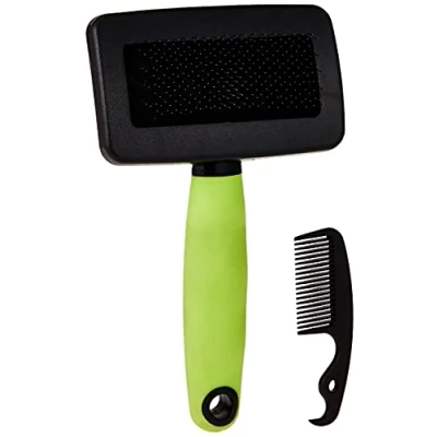 Imagen de Feplast 85802899 Carda para Gatos Gro 5802, Peine Incluido, Ideal Animales de Pelo Medio y Largo, 16 x 9.8 3.3 Cm