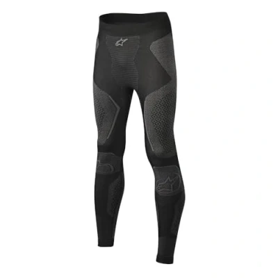 Imagen de Alpinestars Ride Tech Bottom Pantalones de Invierno Transpirables y térmicos, Ropa Interior térmica para Hombre Mujer, Color Negro Gris, Talla XS/S