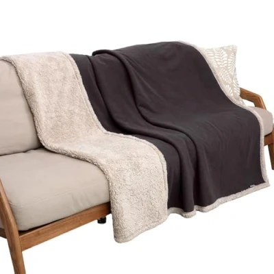 Imagen de Pawsee Manta para Perro Impermeable, Cama Lavable de Felpa y Antideslizante con Alfombrilla Sherpa Supersuave Mascota Cachorro Gato 203x152cm