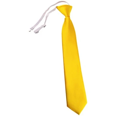 Imagen de TigerTie Los lazos de Seguridad amarillo monocromo Pre elástica monocromoda