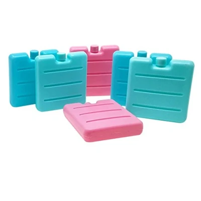 Imagen de ToCi pequeños acumuladores de frío en azul, rosa y verde Mini para nevera portátil frio fiambreras, 6