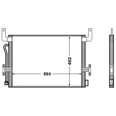 Imagen de MAHLE ORIGINAL AC 524 000S Condensador sin secador 8,0 588