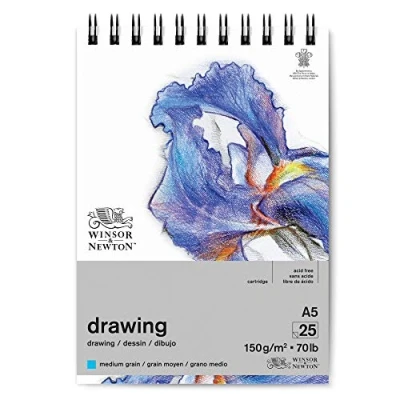 Imagen de Winsor &amp; Newton papel de dibujo, Blanco Natural, DIN A5