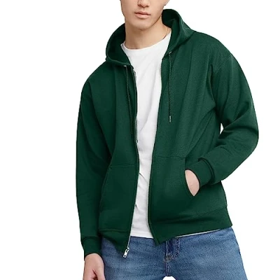 Imagen de Hanes Sudadera con Capucha para Hombre, Opaca, Bosque Profundo, M