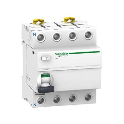 Imagen de Schneider Electric A9R81440 Interruptor Diferencial Iid, 4P, 40A, 30Ma, Clase Ac