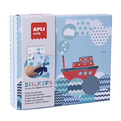 Imagen de APLI Kids 18363 Barco Juego de Gomets geométricos