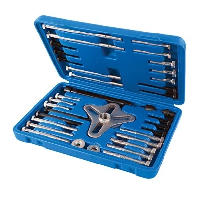 Imagen de Silverline Tools 515011 Extractor de Poleas para Barras Estabilizadoras, Plata, 40 93 mm, Set 46 Piezas