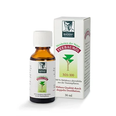 Imagen de BADERs de la farmacia. Aceite árbol té. El clásico Doble destilación. Melaleuca australiana alternifolia. 30 ml