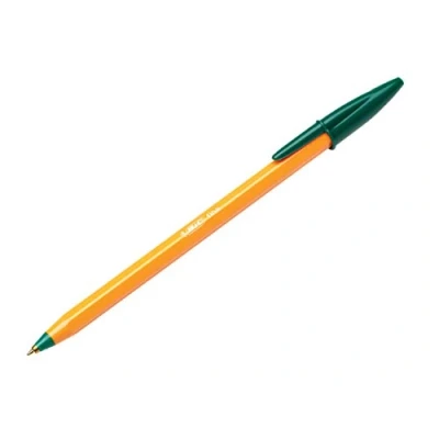 Imagen de BIC Orange Fine Bolígrafo con tapa (trazo de 0,35 mm, 20 unidades), color verde
