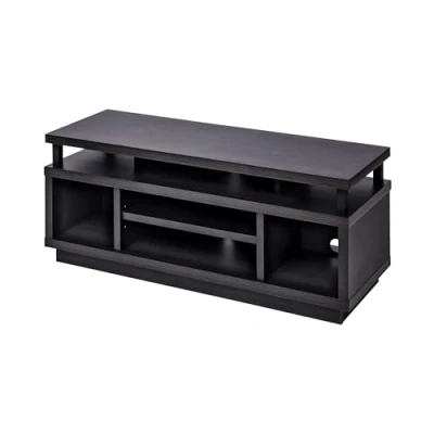 Imagen de Iris Ohyama, Mueble de TV /TV mueble/ con 5 estantes abiertos / hasta 43, Madera maciza, orificios para cables, Oficina, Sala Cabinet Middle OTS 100M Roble negro