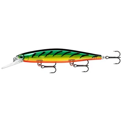 Imagen de RAPALA Shadow Rap Deep Material Reactivo y Dinámico Señuelo Pesca de Agua Dulce, Unisex Adult, Firetiger, 11cm/13g