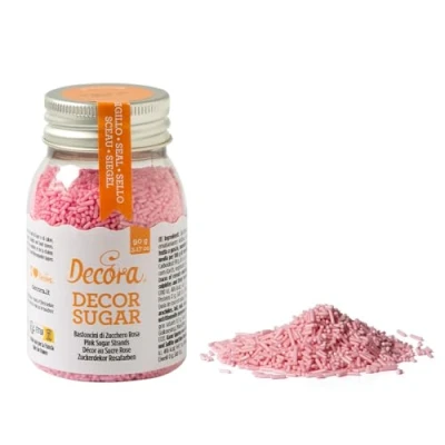 Imagen de Decora Bastoncitos De Azucar Rosa 90 g