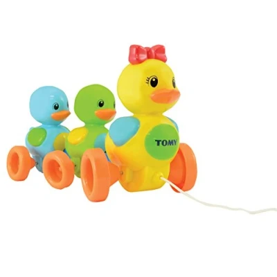 Imagen de Bizak Tomy Toomies, Familia Patitos con Sonido, Juguete Arrastre Musical, Juego para Andar, Incluye de