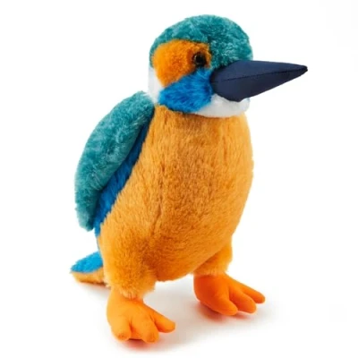 Imagen de Zappi Co Peluche de Martín Pescador (27cm) Vivaz, Suave, Juguete Ecológico, Juego Inspirado en la Naturaleza los Niños, Hecho con Material Reciclado