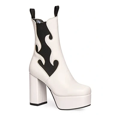 Imagen de LAMODA Sensaciones, Bota de Tobillo Mujer, White PU, 37 EU
