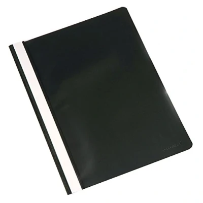 Imagen de Q Connect Carpeta Dossier Fastener Plástico, Din A4, Negro