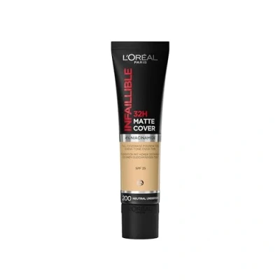 Imagen de L&#039;oreal 24h Infaillible Matte Cover Foundation 200 Golden Sand 30 ml