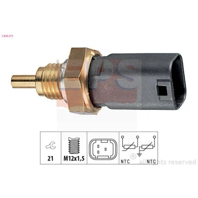 Imagen de EPS 1.830.273 Sensor de Temperatura del Refrigerante Made in Italy OE Equivalent