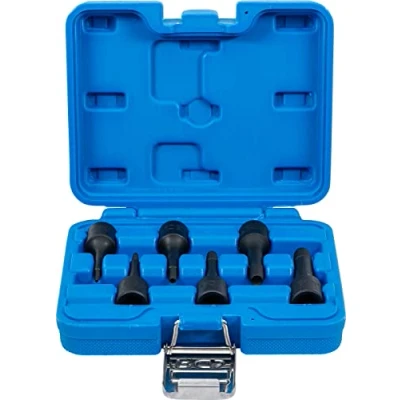 Imagen de BGS 5281 Juego de llaves vaso perfil en espiral/ extractores tornillos entrada 10 mm (3/8&quot;) 2 6 piezas