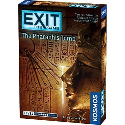 Imagen de Thames &amp; Kosmos Exit: The Pharaoh&#039;s Tomb Level: 4/5 Unique Escape Room Game 1 4 Players Puzzle Solving Strategy Board Games for Adults Kids, Ages 12+ 692698