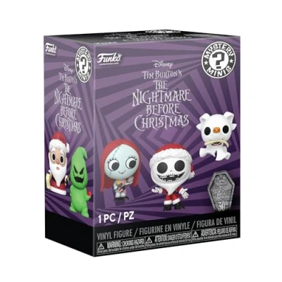 Imagen de Funko Mystery Mini Disney The Nightmare Before Christmas 30th 1 of 12 To Collect Styles Vary Minifigura de Vinilo Coleccionable Idea Regalo Mercancia Oficial Movies Fans