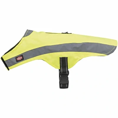 Imagen de TRIXIE Chaleco de Seguridad para Perro, Talla L, Longitud la Espalda: 60 cm., Amarillo Neon + Reflectante
