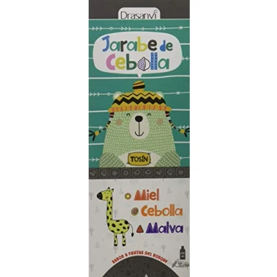 Imagen de DRASANVI JARABE de cebolla PARA NIÑOS Miel + Extracto Malva Ayuda a suavizar la garganta SIN GLUTEN Sabor FRUTAS DEL BOSQUE 250ml
