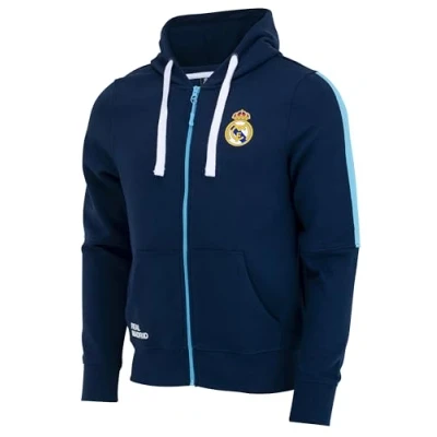 Imagen de Real Madrid Chaqueta con capucha y cremallera para hombre, colección oficial de fútbol, talla M