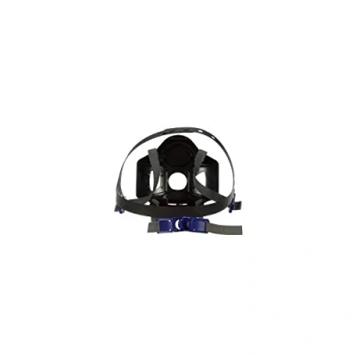Imagen de 3M Secure Click Conjunto de arnés cabeza para medias máscaras serie HF 800, 800 01, Color negro