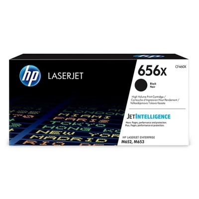 Imagen de HP Color LaserJet Enterprise M652dn 656X (CF460X) toner negro XL (original)