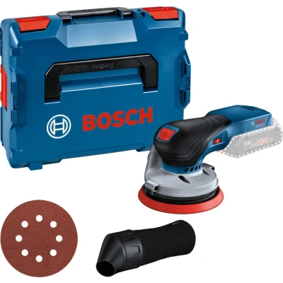 Imagen de Bosch Professional 18V System GEX 125 Lijadora excéntrica a batería (Brushless, Ø plato mm, bolsa para polvo, sin batería, en L BOXX)