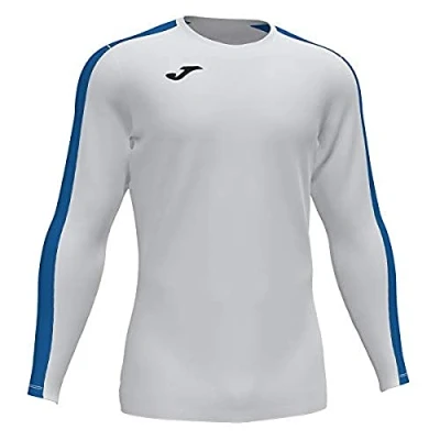 Imagen de Joma Academy Camiseta Juego Manga Larga, Hombre, Blanco Royal, L