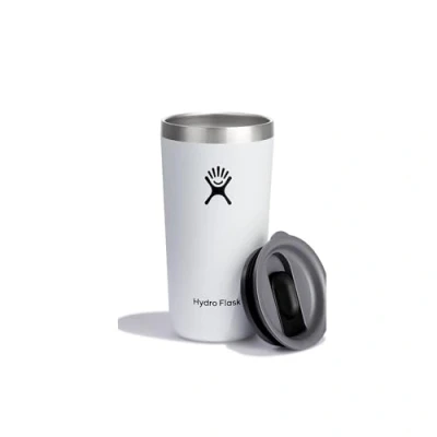 Imagen de Hydro Flask Tumbler Vaso Térmico 354 ml (12 oz) con Tapa a Prueba de Derrames Cerrable Acero Inoxidable Doble Pared Aislamiento al Vacío White