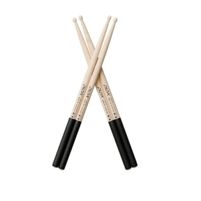 Imagen de baquetas para batería, madera maciza natural, equilibrio de peso, agarre antideslizante, rendimiento en vivo y kit accesorios práctica, principiantes profesionales (arce
