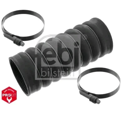 Imagen de febi BILSTEIN 47396 Manguera Turbo 110 100 MVQ (caucho silicona), FPM fluroado) con abrazaderas Plus