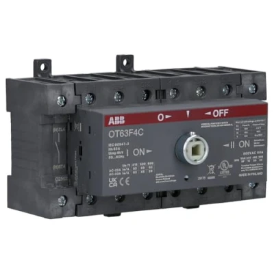 Imagen de Abb entrelec ot63f4c Interruptor conmutador ot63f4 contactos Montaje sobre Perfil DIN