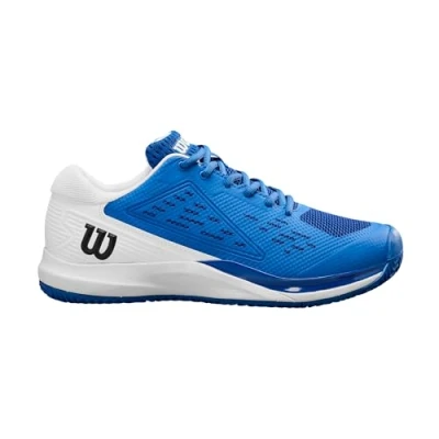 Imagen de Wilson Rush Pro Ace, Zapatillas de Tenis Hombre, Deja VU Blue/White/Black, 42 2/3 EU