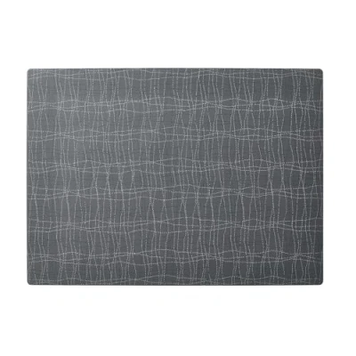 Imagen de APS 60583 Mantel individual (lavable, antimanchas y antideslizante, 45 x 33 cm, 1 unidad, silicona), color gris oscuro