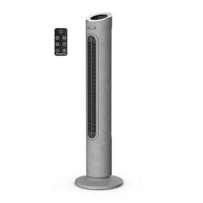 Imagen de Rowenta Eole Home Ventilador torre potente, silencioso, 7 velocidades, 3 modos manuales, menor consumo energético, oscilación automática, temporizador digital, pantalla led, control remoto, VU6980