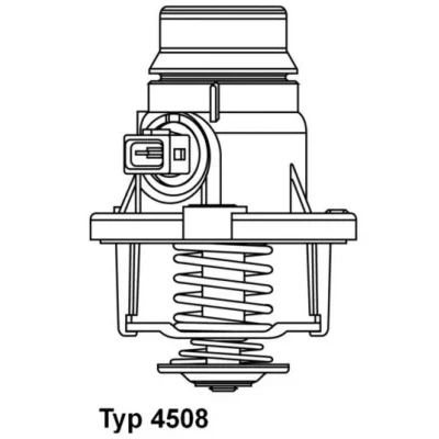 Imagen de WAHLER 4508.101D Termostato, refrigerante 101 con junta BMW: 5 Berlina, X5, 7 norauto, oscaro, mister auto
