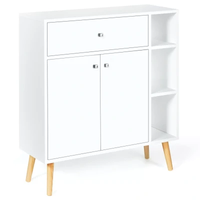 Imagen de Mueble de almacenaje escandinavo madera blanca