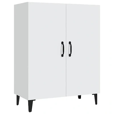 Imagen de vidaXL Aparador Armario Auxiliar Alacena Mesa Consola Entrada Pasillo Vestíbulo Recibidor Mueble de Madera Contrachapada Blanco 70x34x90 cm